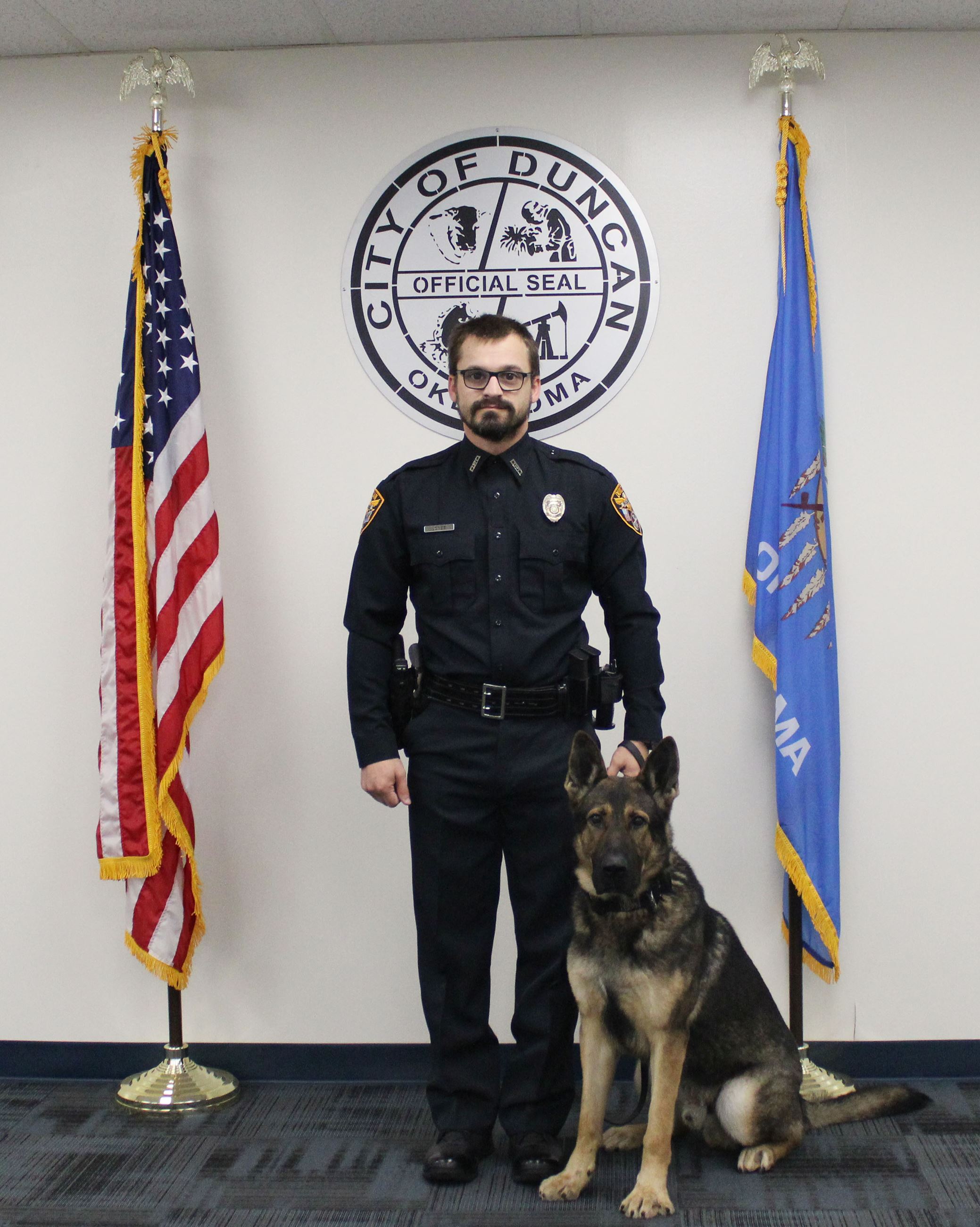 K9 Roky & Master Officer Geoff Jones