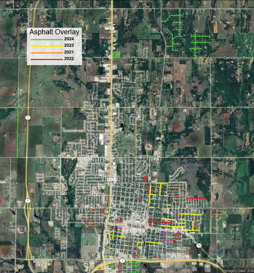 Asphalt Overlay 2021-2024